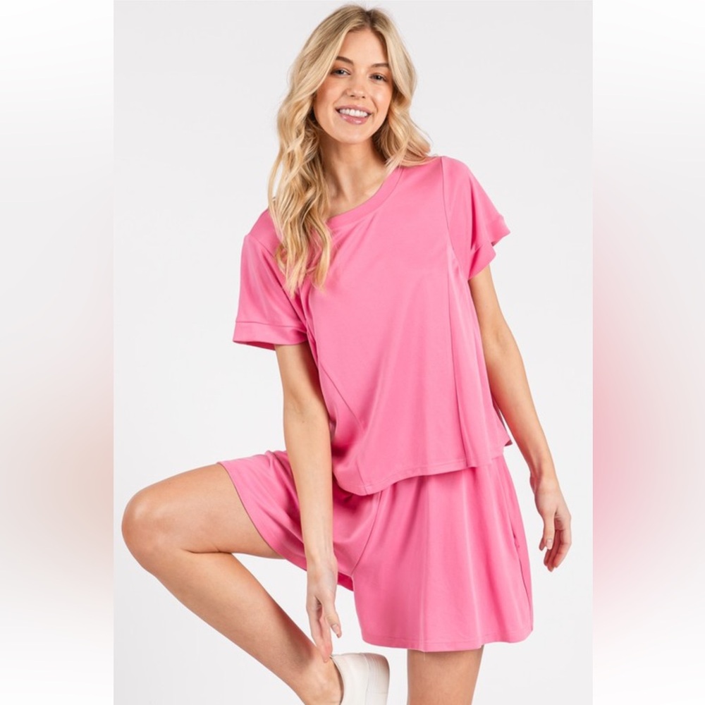 Modal Boho Top and Shorts Set